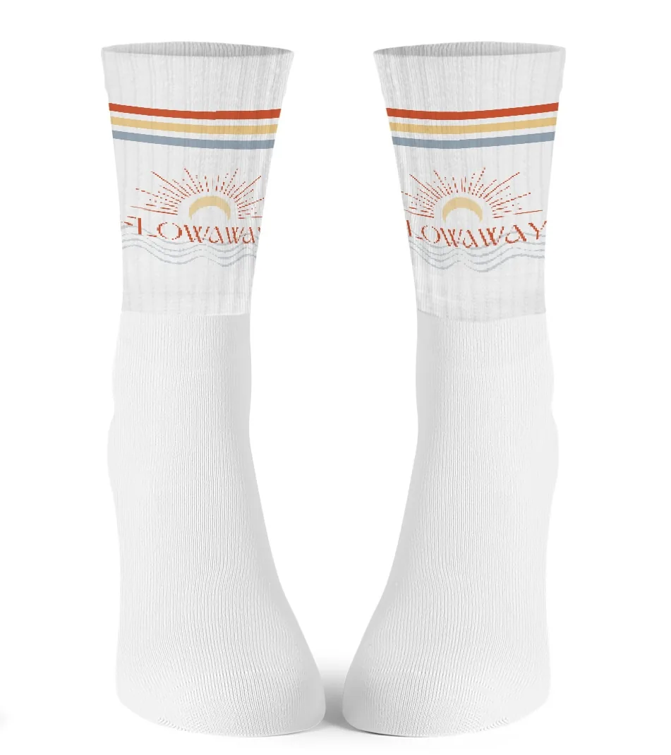 Chaussettes Flowaway — vue de face paire