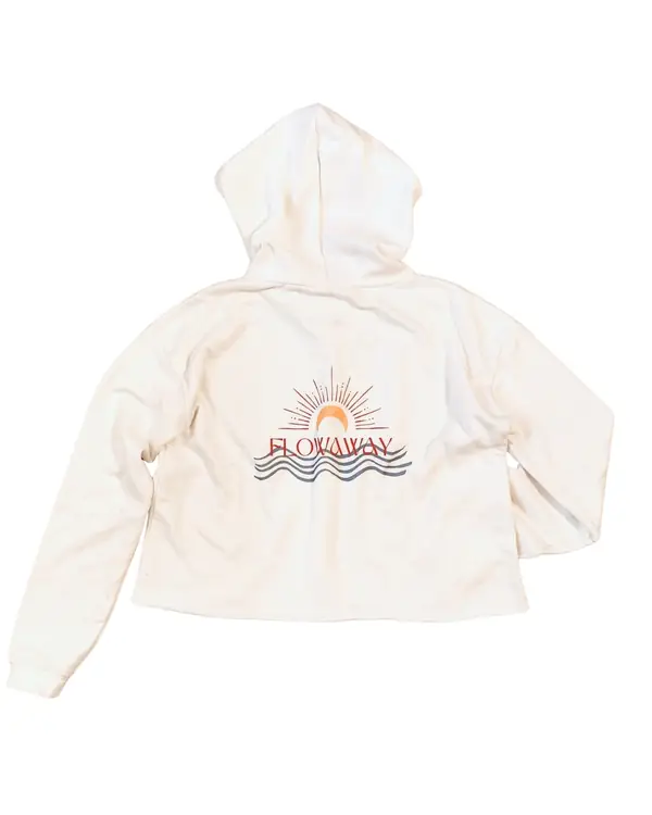 The Pure Flow Hoodie — logo Flowaway dans le dos