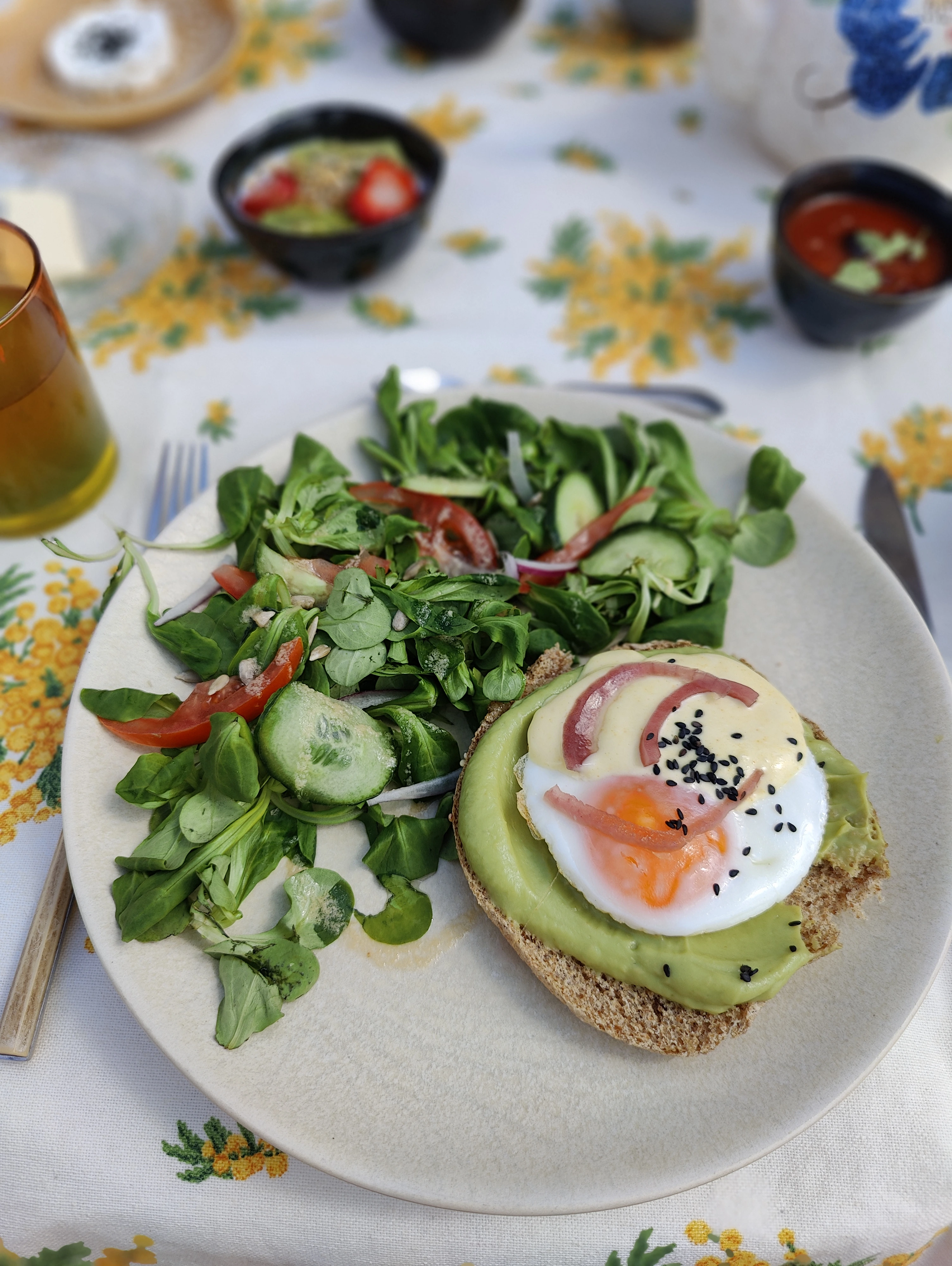 Plat healthy préparé par Alexandra — Retraite yoga Flowaway Corse